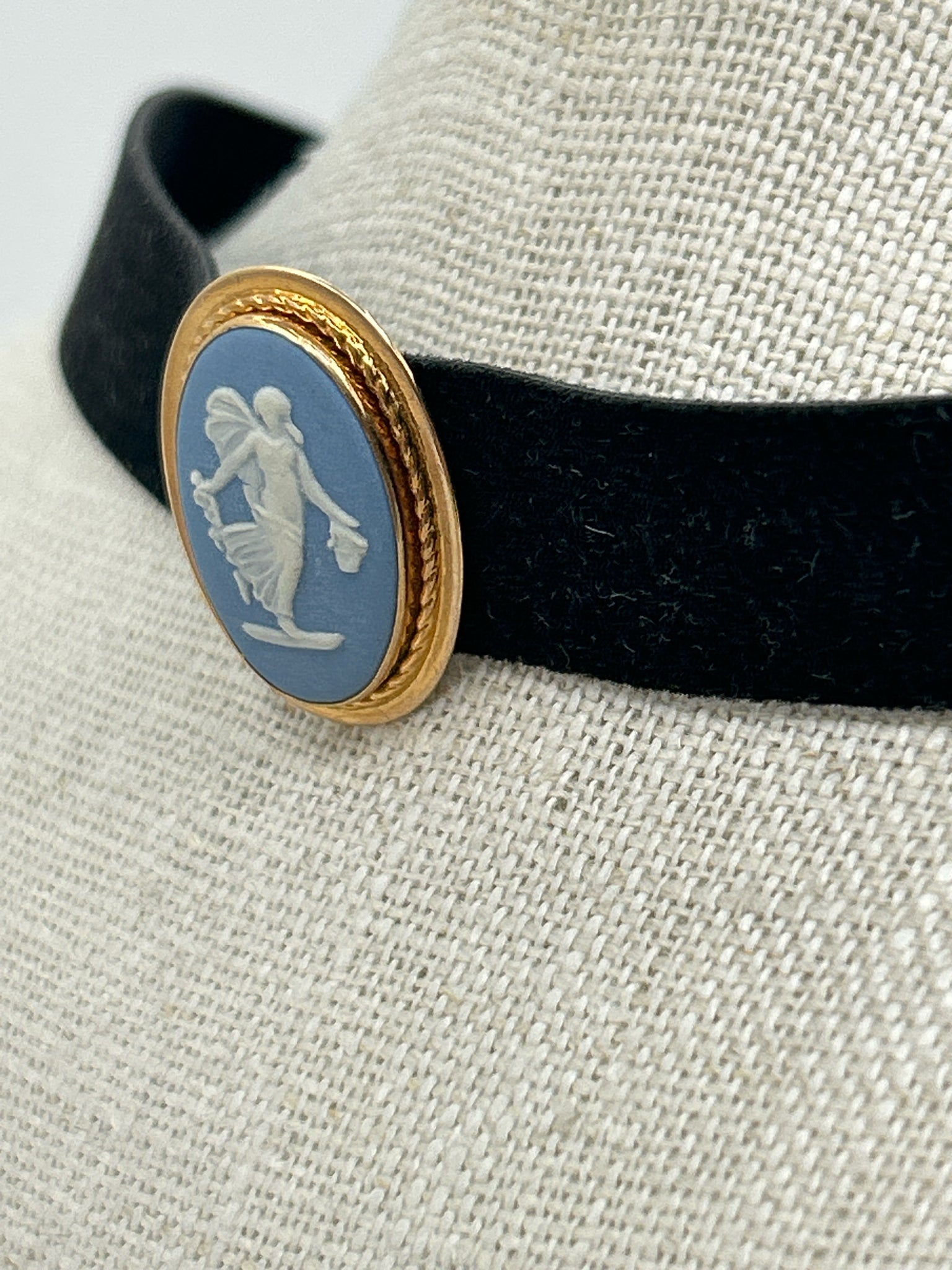 WEDGWOOD BLACK AND BLUE Necklace