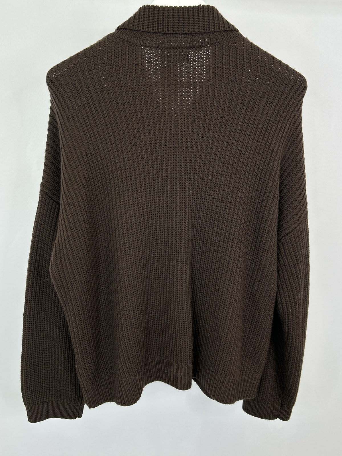 QUINCE Size M Brown Women Cardigan