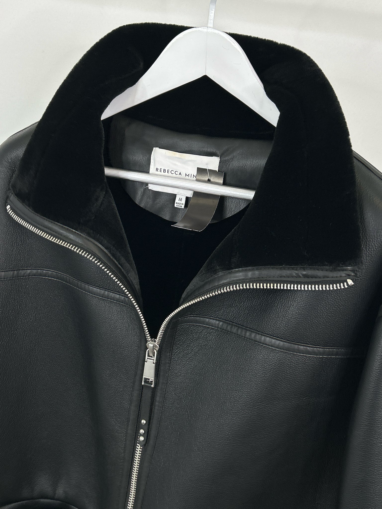 REBECCA MINKOFF Size M Black Women Coat