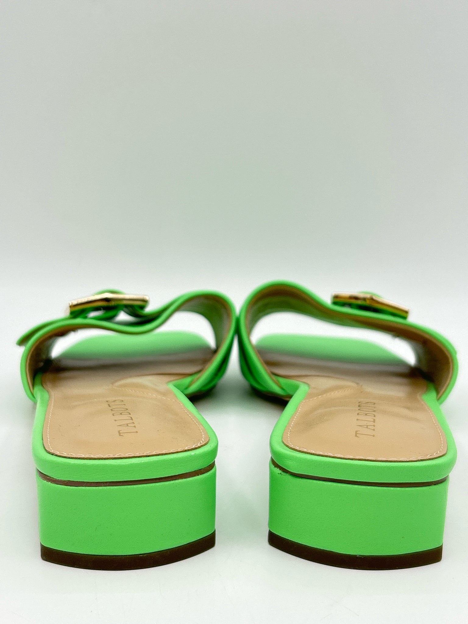 TALBOTS Size 8.5M NEON GREEN Women Sandal
