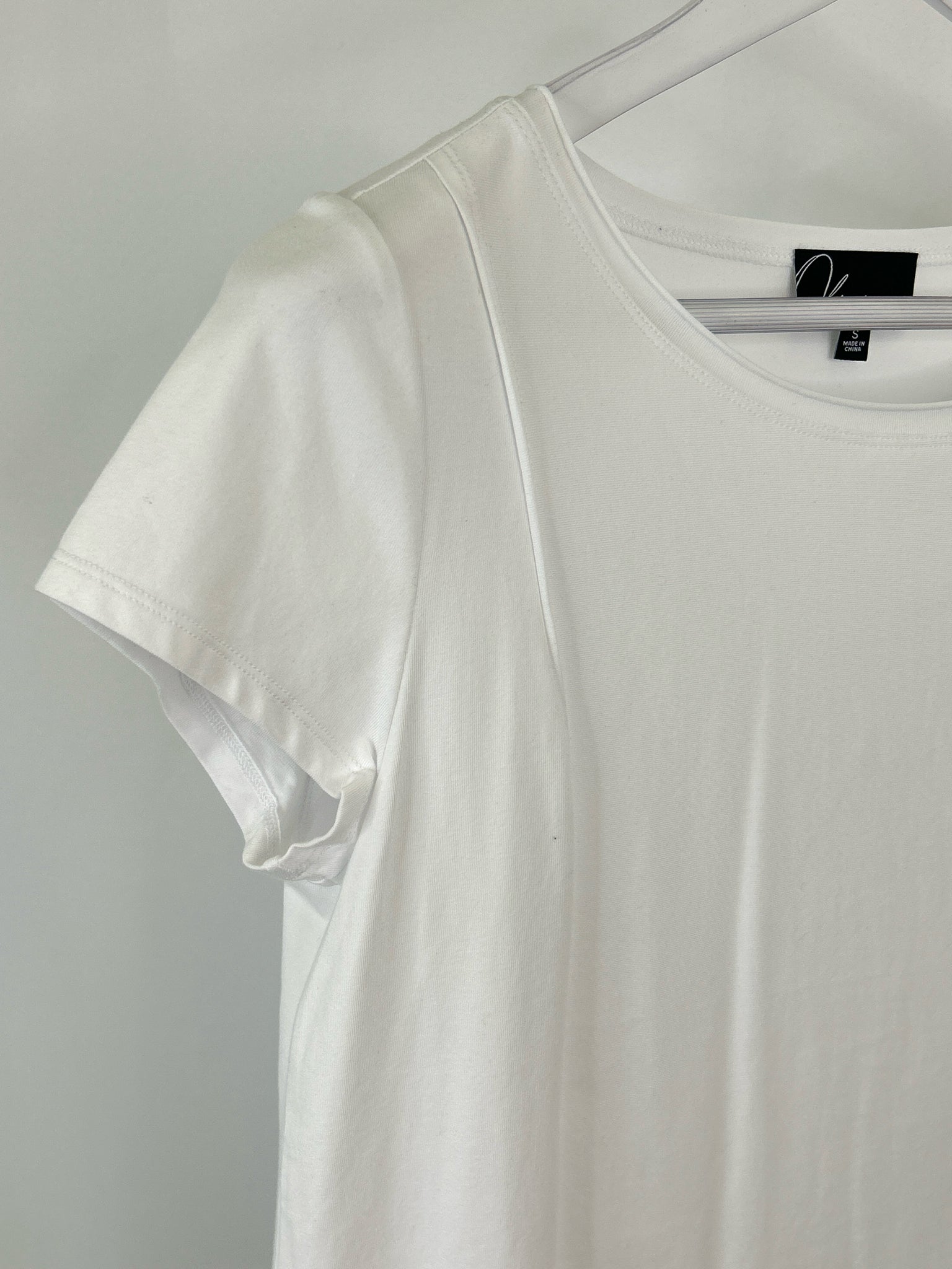 OLIVIA BY HABITAT CLOTHES Size S White Women T-shirt