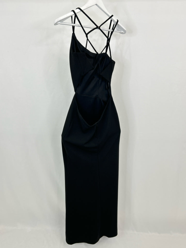 LA FEMME Women Size 6 Black Dress