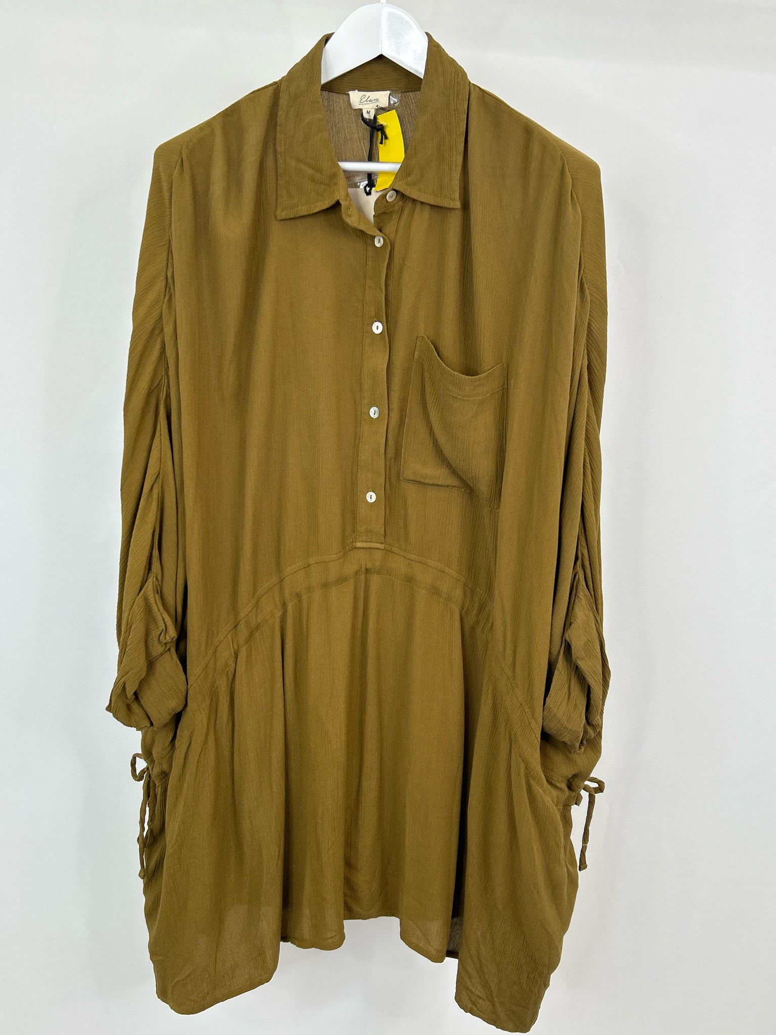 ELAN Size M Olive Women Dress NWT