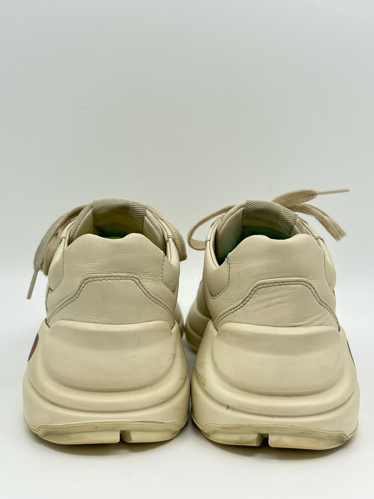 GUCCI Size 37/7 Ivory Women Sneakers