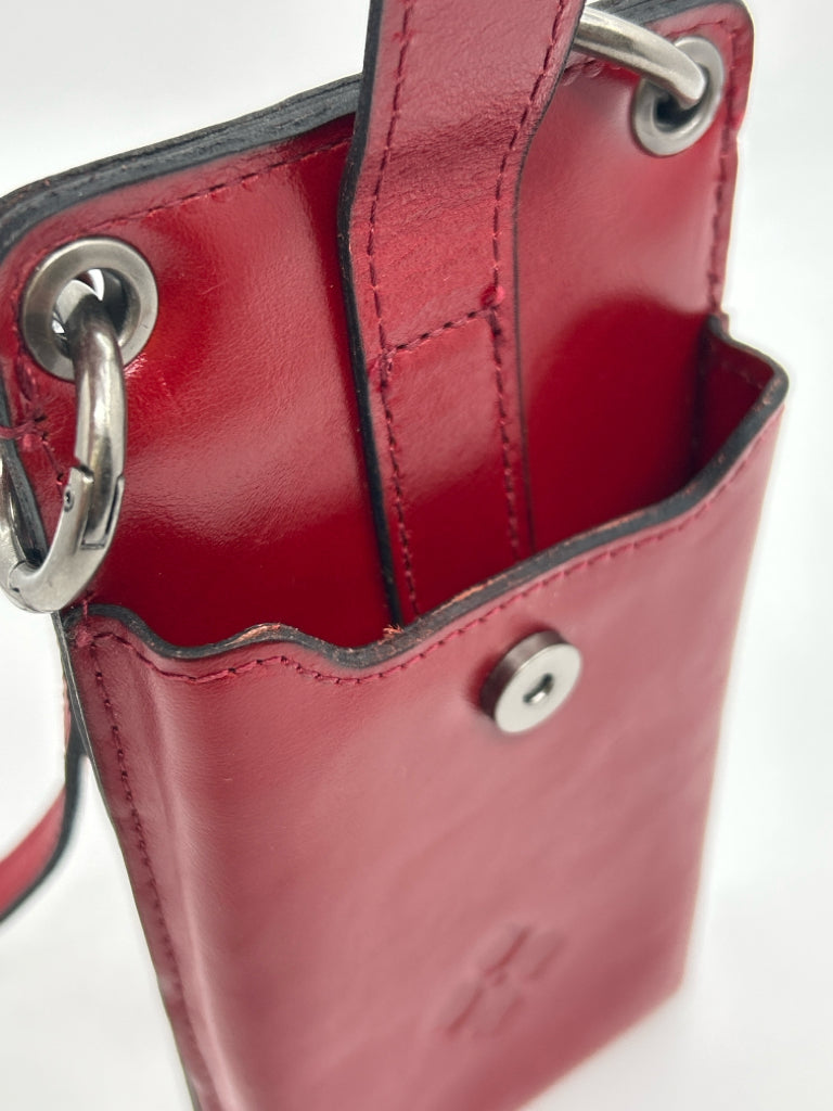 PATRICIA NASH Red Phone Crossbody Purse