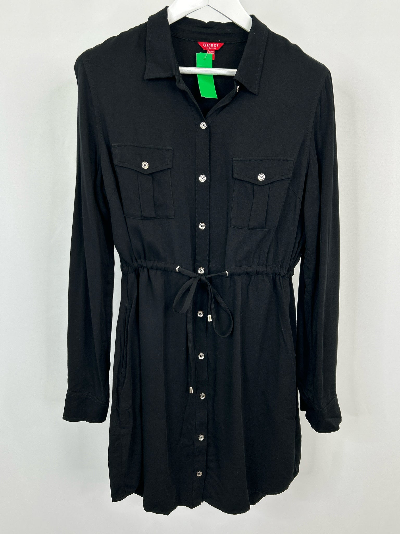 GUESS Size L Black Women Dress