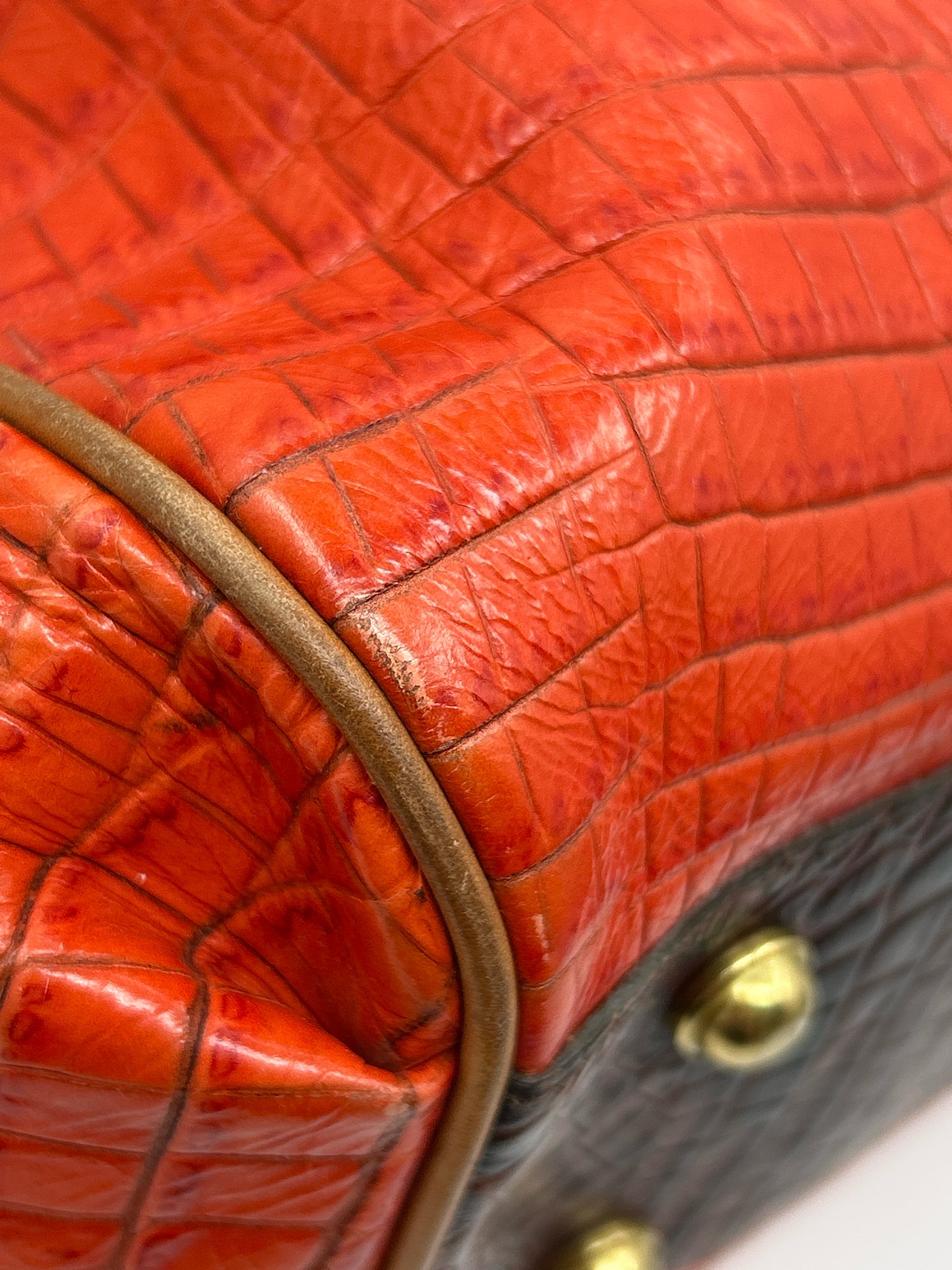 BRAHMIN Orange Women Purse