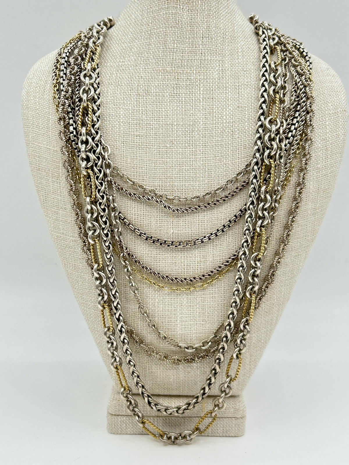 DAVID YURMAN SILVER & GOLD Necklace