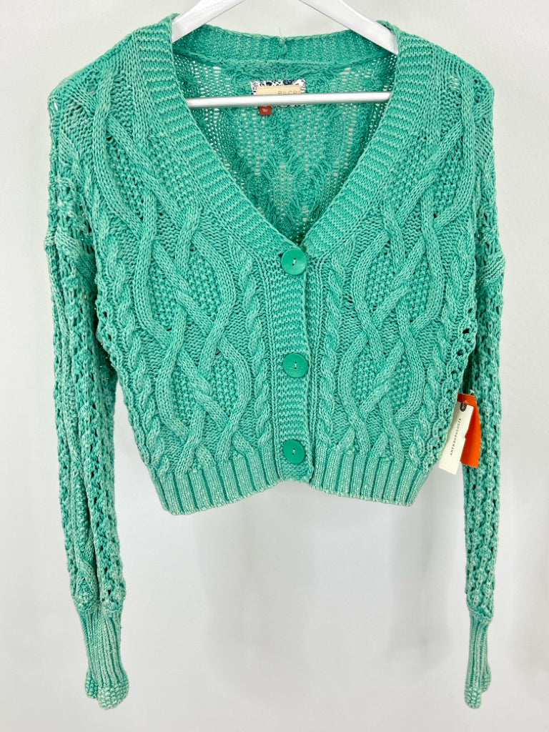 PILCRO Size XS Mint Green Women's Cardigan