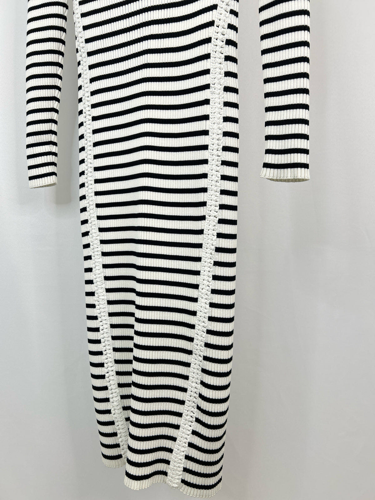 White House Black Market Size XL Black and White Women Dress
