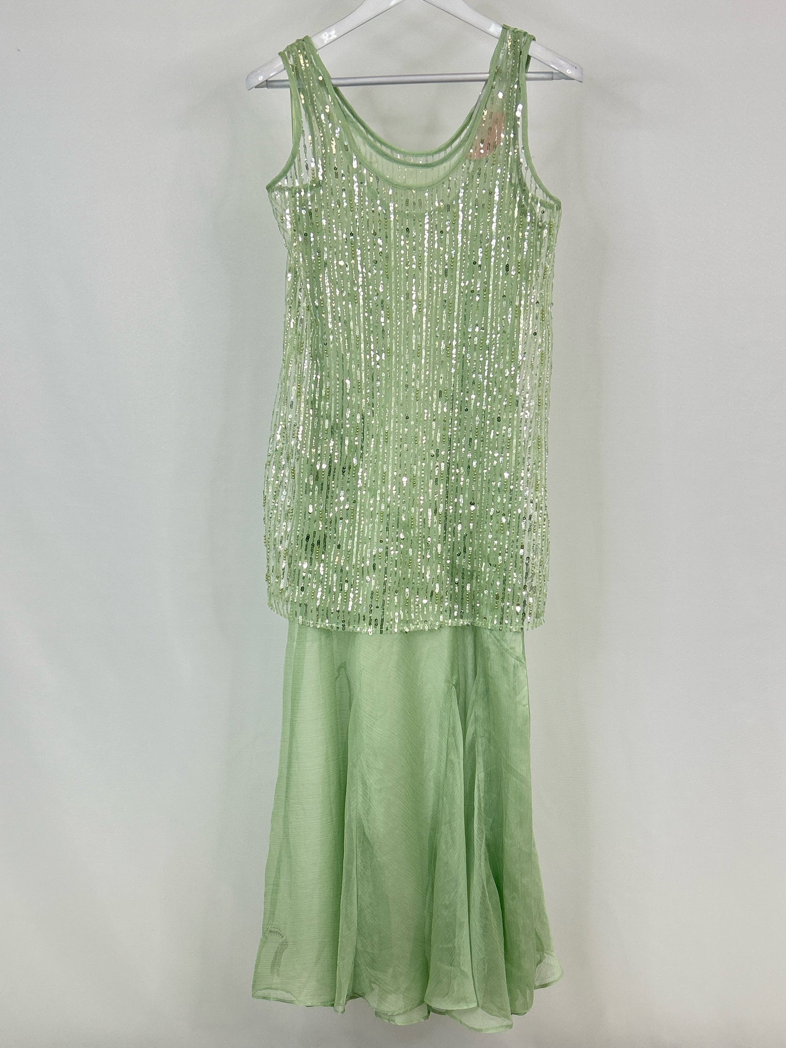 ENDLESS ROSE Size XS light green Women 2-Piece w/dress