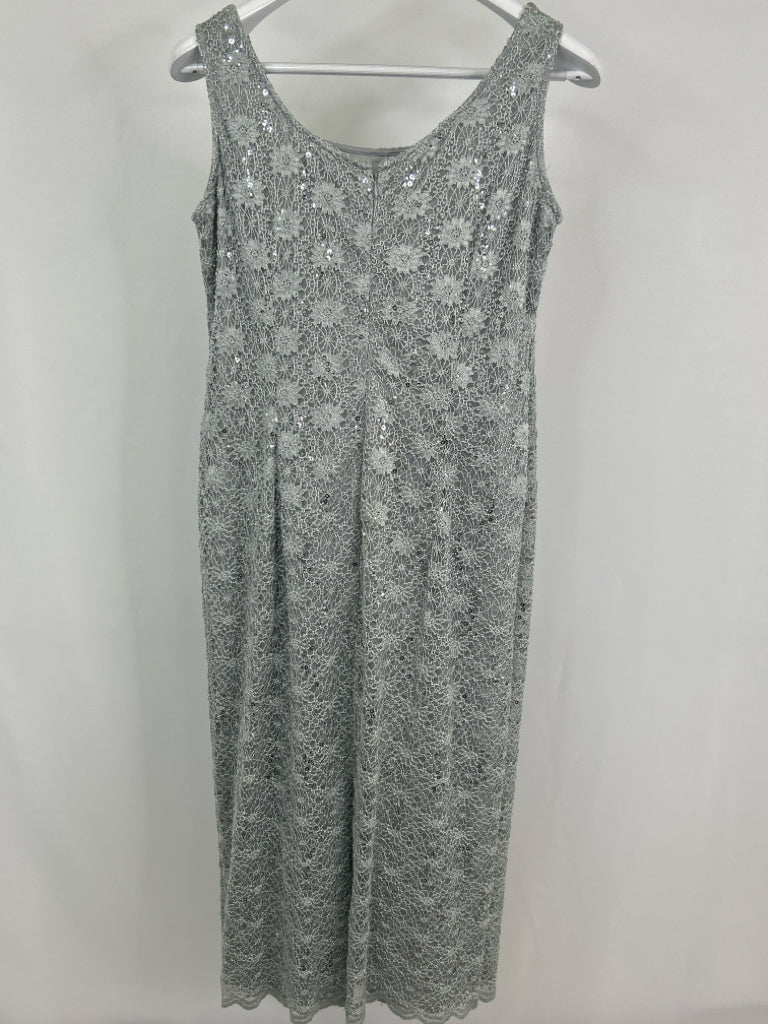 R & M RICHARDS Women Size 14 Grey 2-Piece w/dress