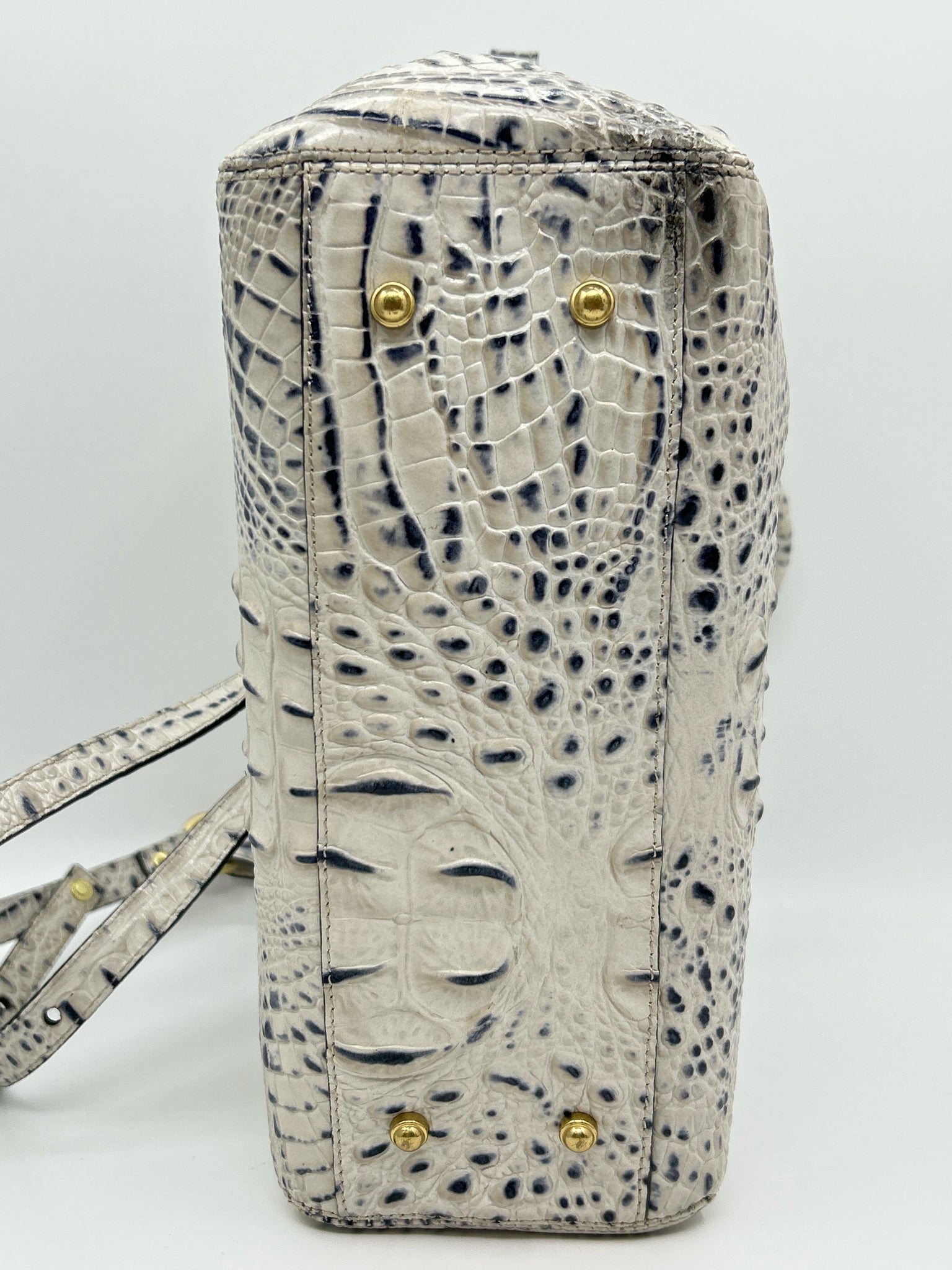 BRAHMIN WHITE AND NAVY Women Purse