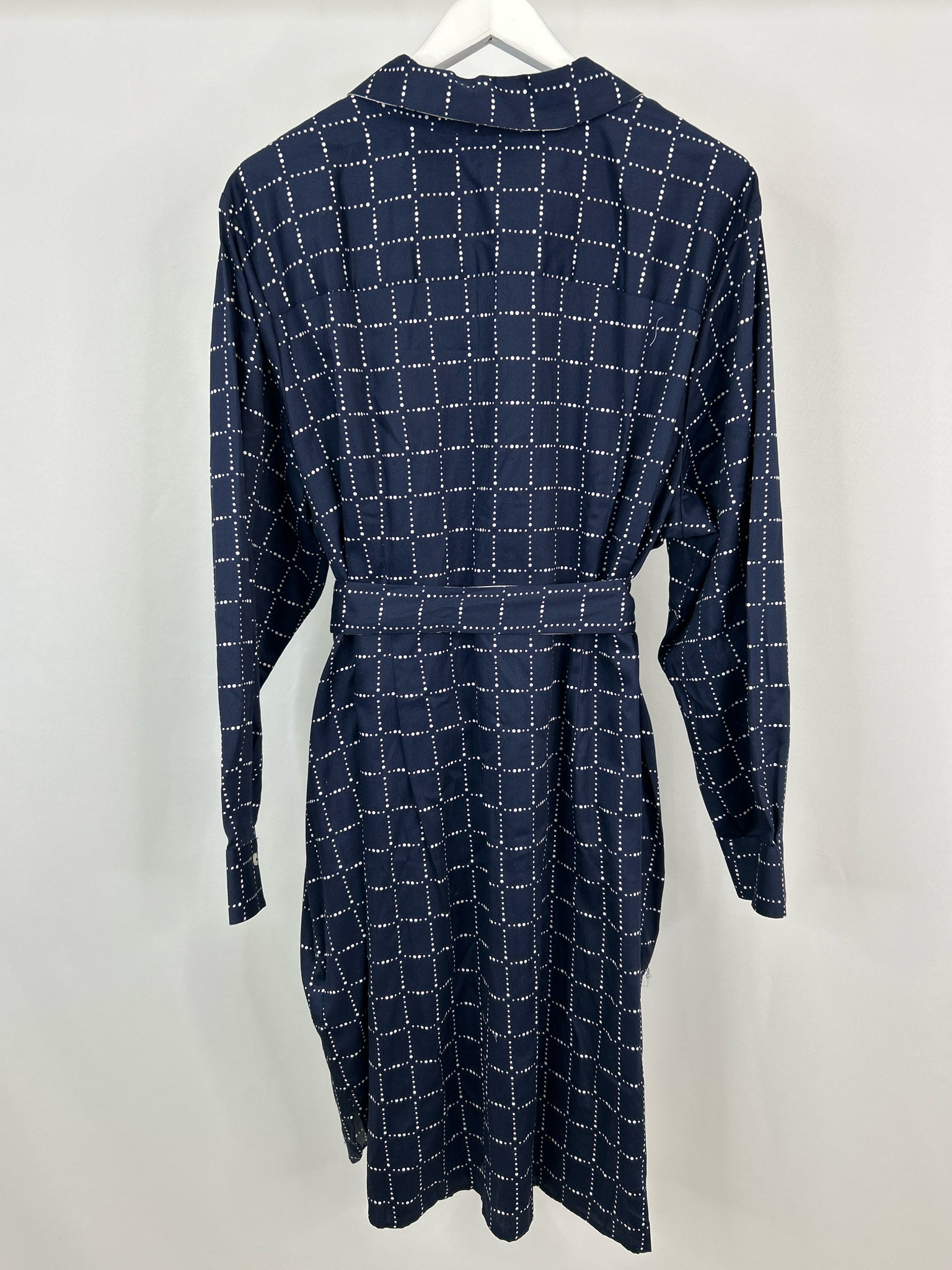 FOXCROFT Size 3X Navy Print Women Dress