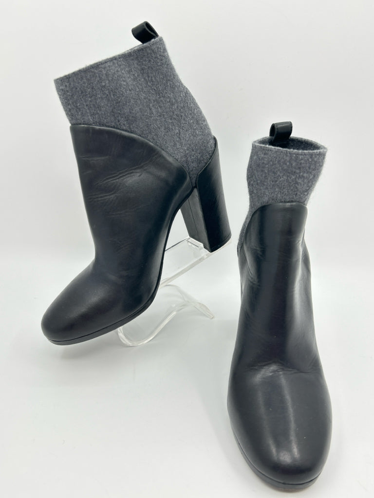 VINCE Women Size 8M Grey & Black Booties