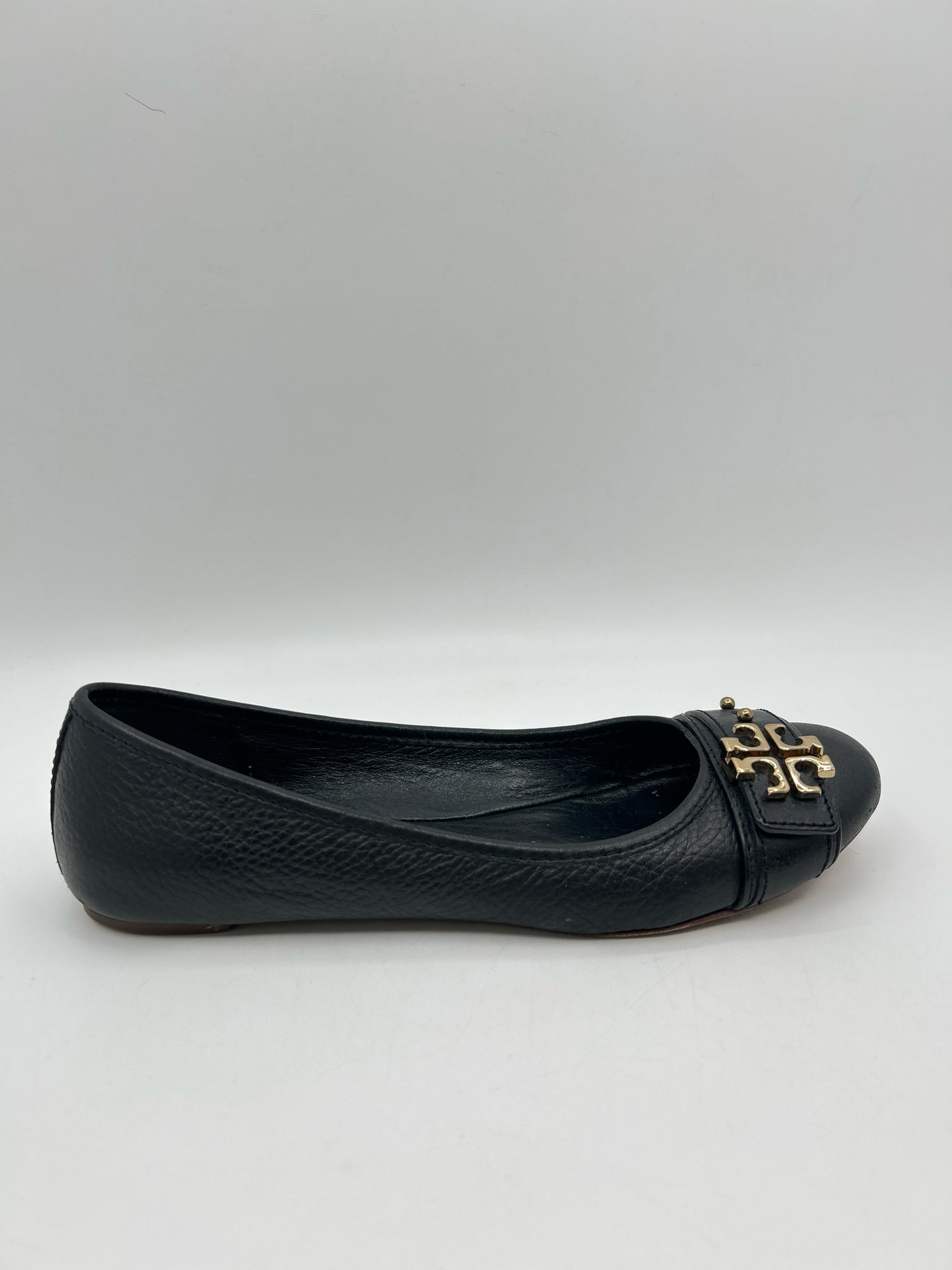 TORY BURCH Size 7.5M Black Women Flats