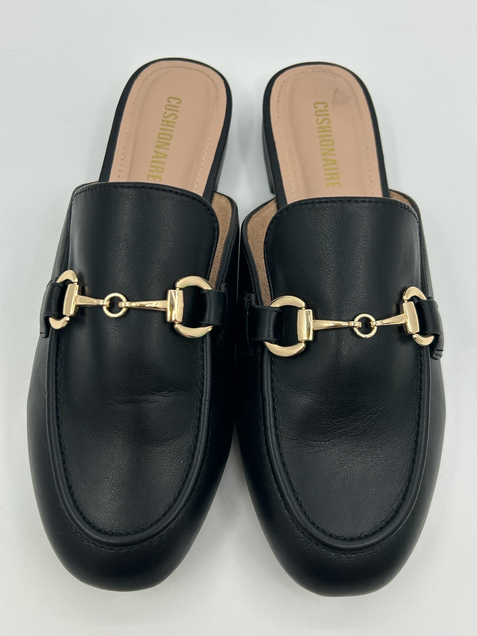 CUSHIONAIRE Size 7.5M Black Women Loafer