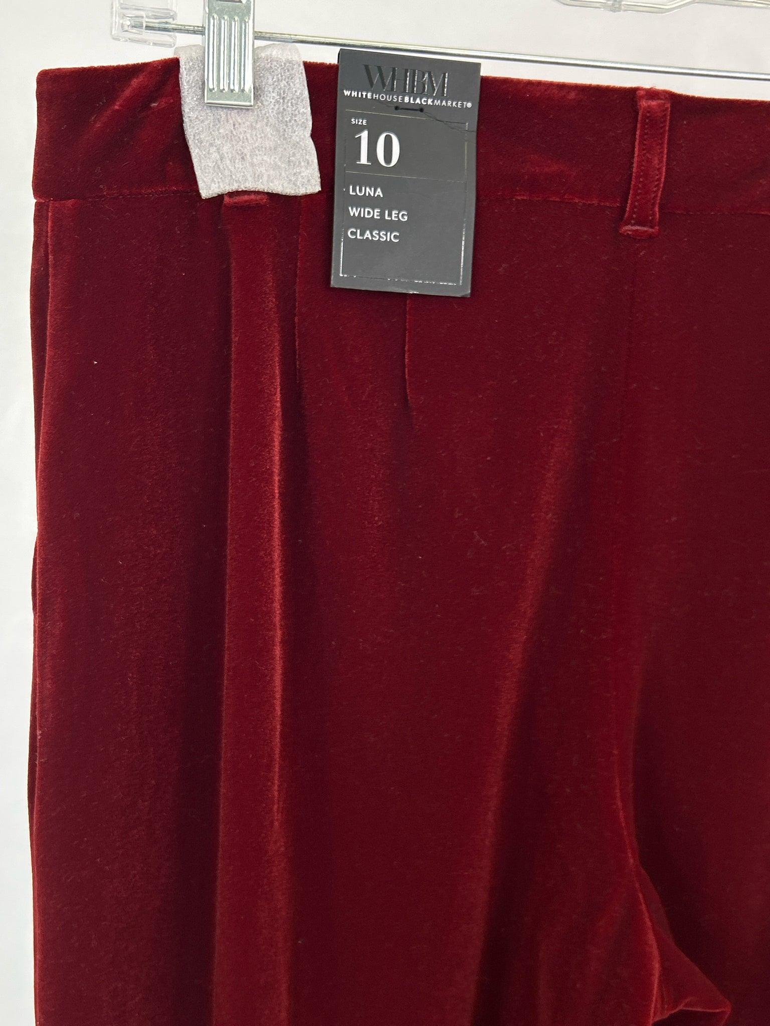 White House Black Market Size 10 Maroon Women Pants