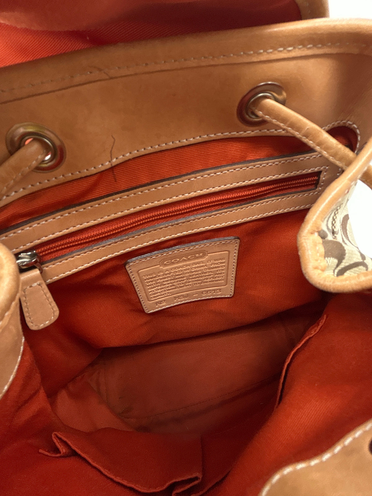Coach Brown Women Backpack