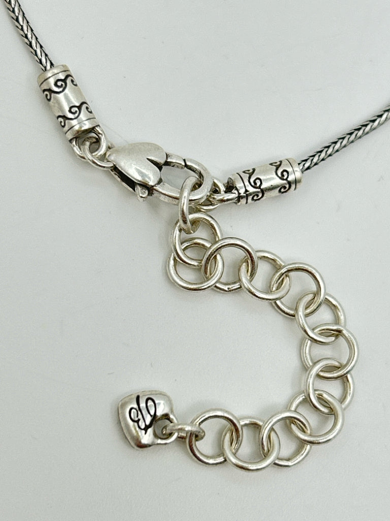 BRIGHTON Silver & Black Necklace