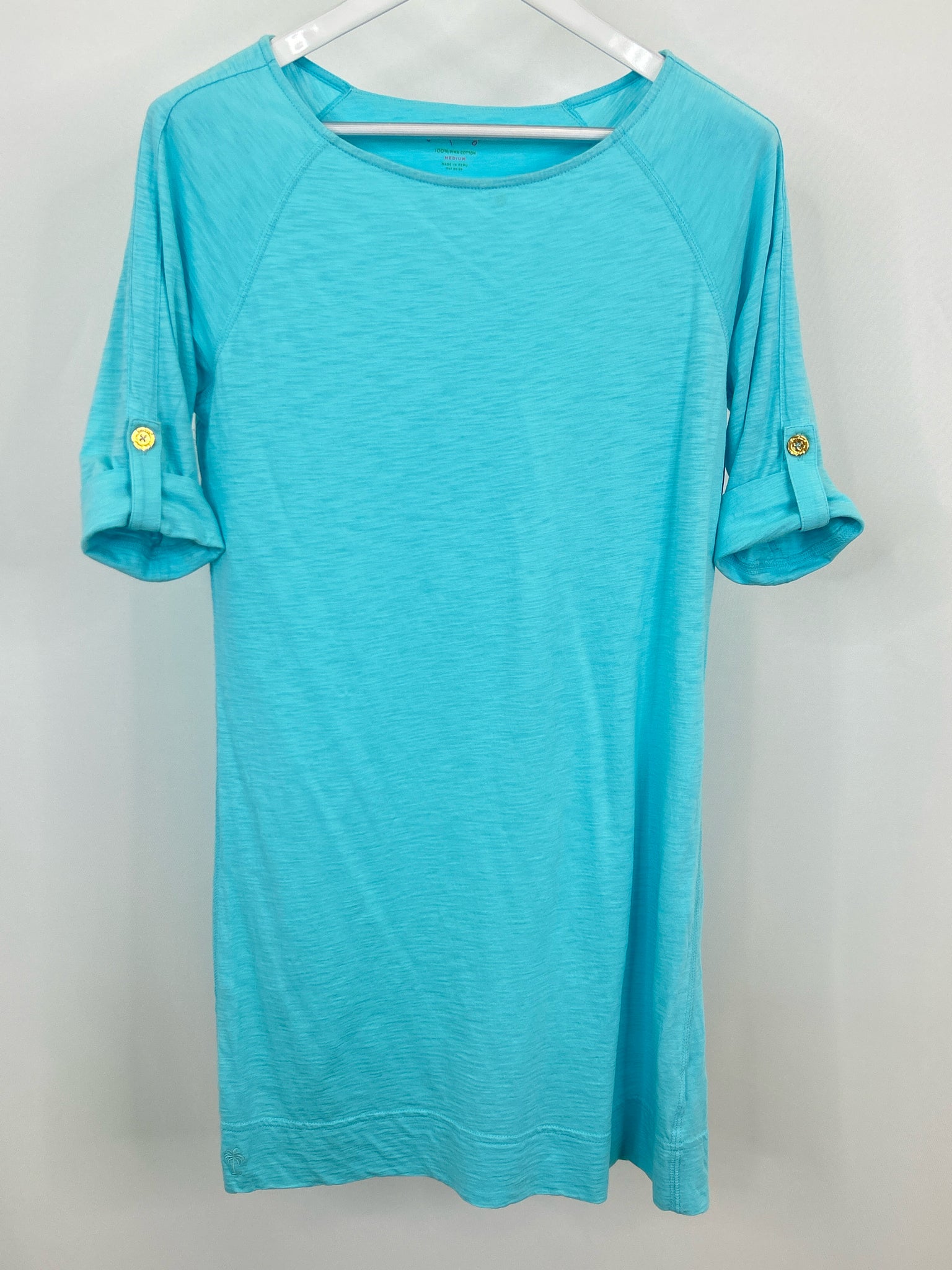 LILLY PULITZER Size M AQUA Women Dress