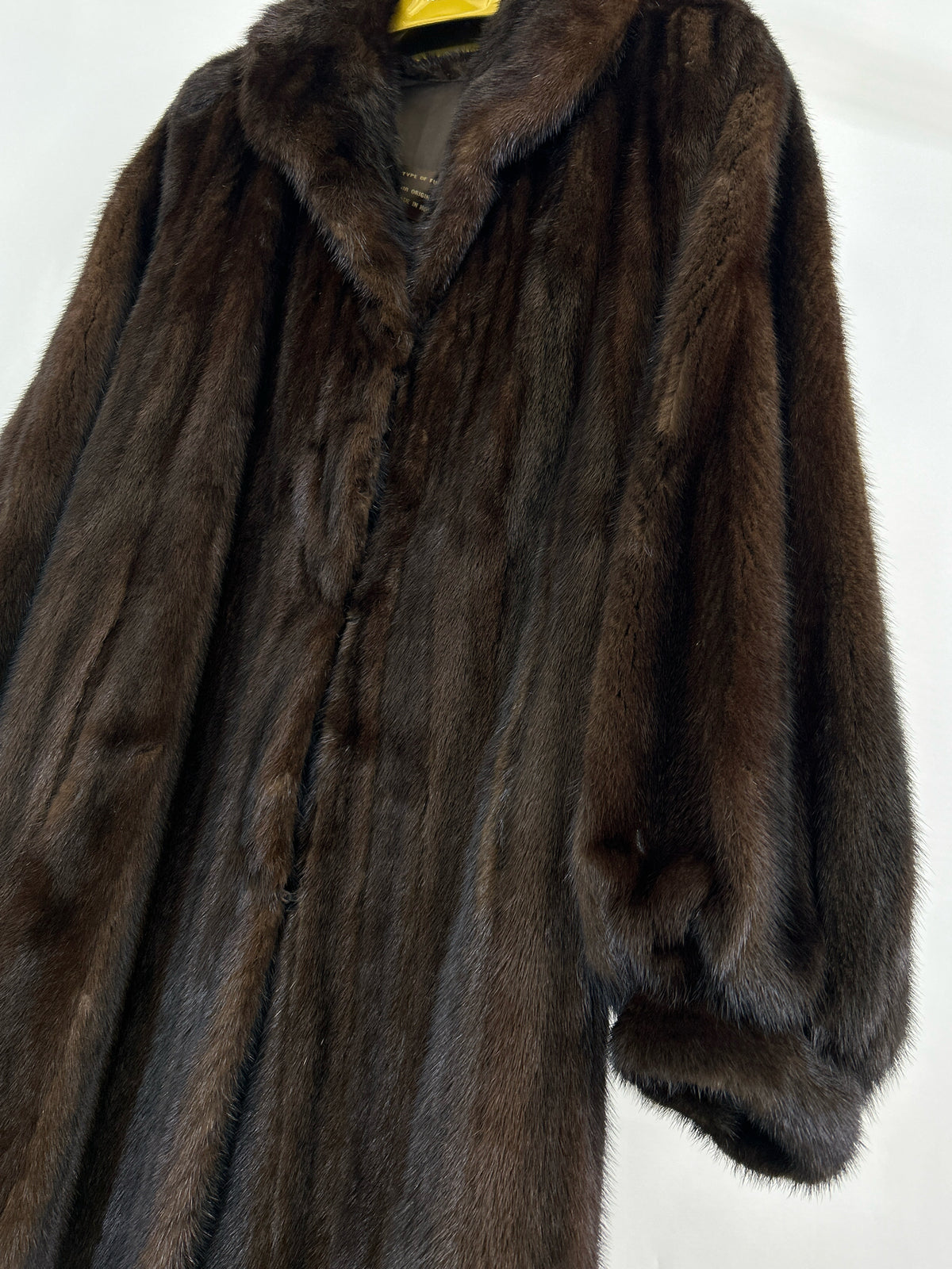 SAGA FURS Size 12 DARK BROWN Women Coat