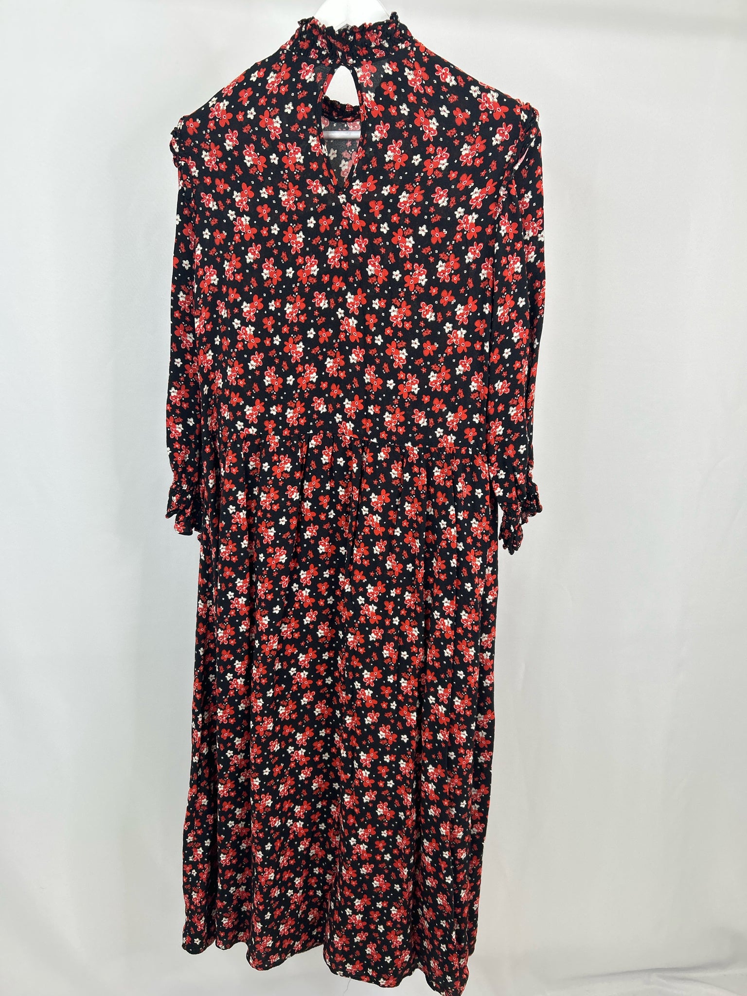 ZARA Size S Red and Black Women Dress