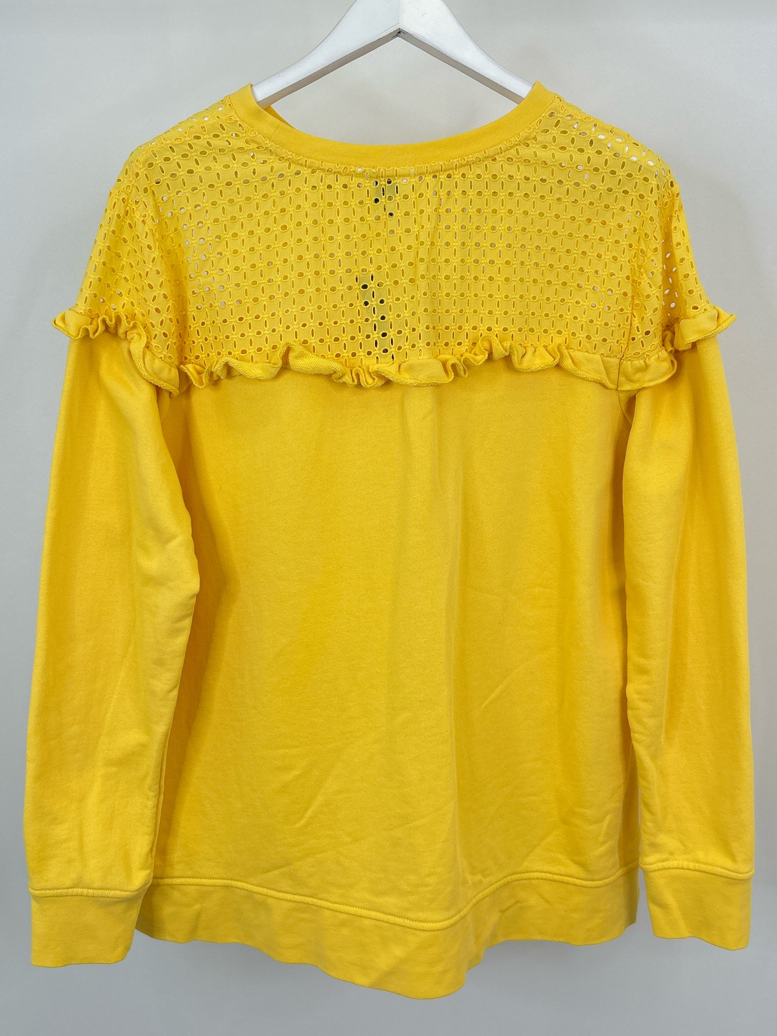 CROWN & IVY NWT Size 2X Yellow Women Sweatshirt