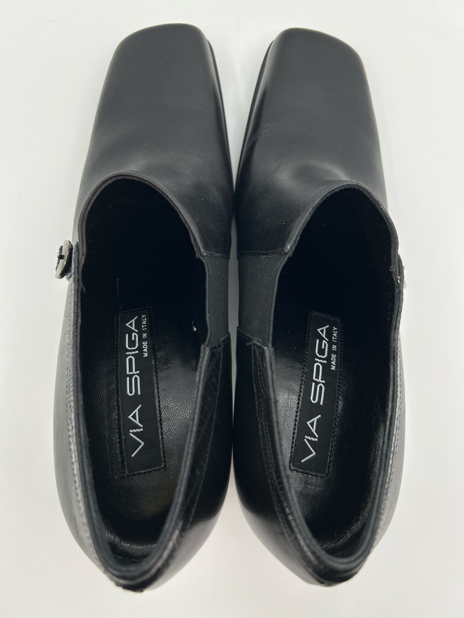 VIA SPIGA Size 6.5M Black Women Booties