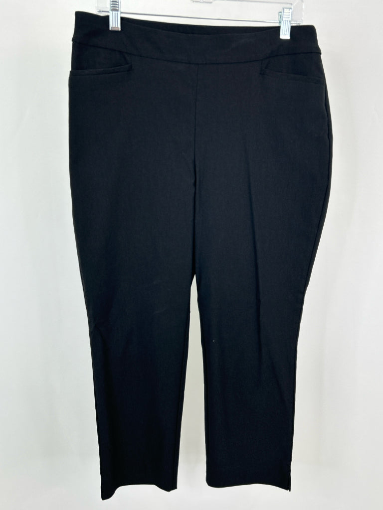 CHICO'S Size 12 Black Women's Pants