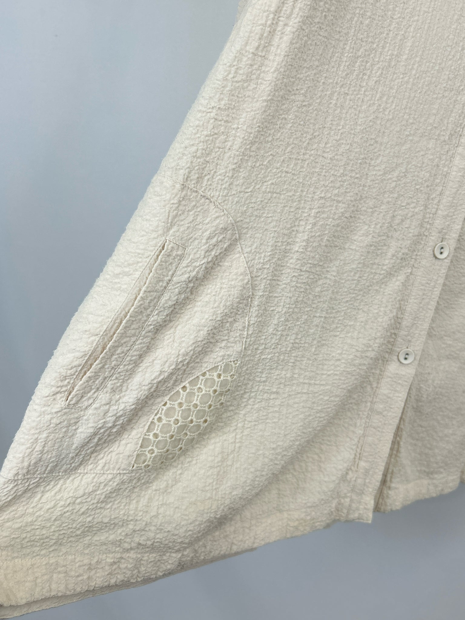 Ali Miles Size L Cream Women Jacket