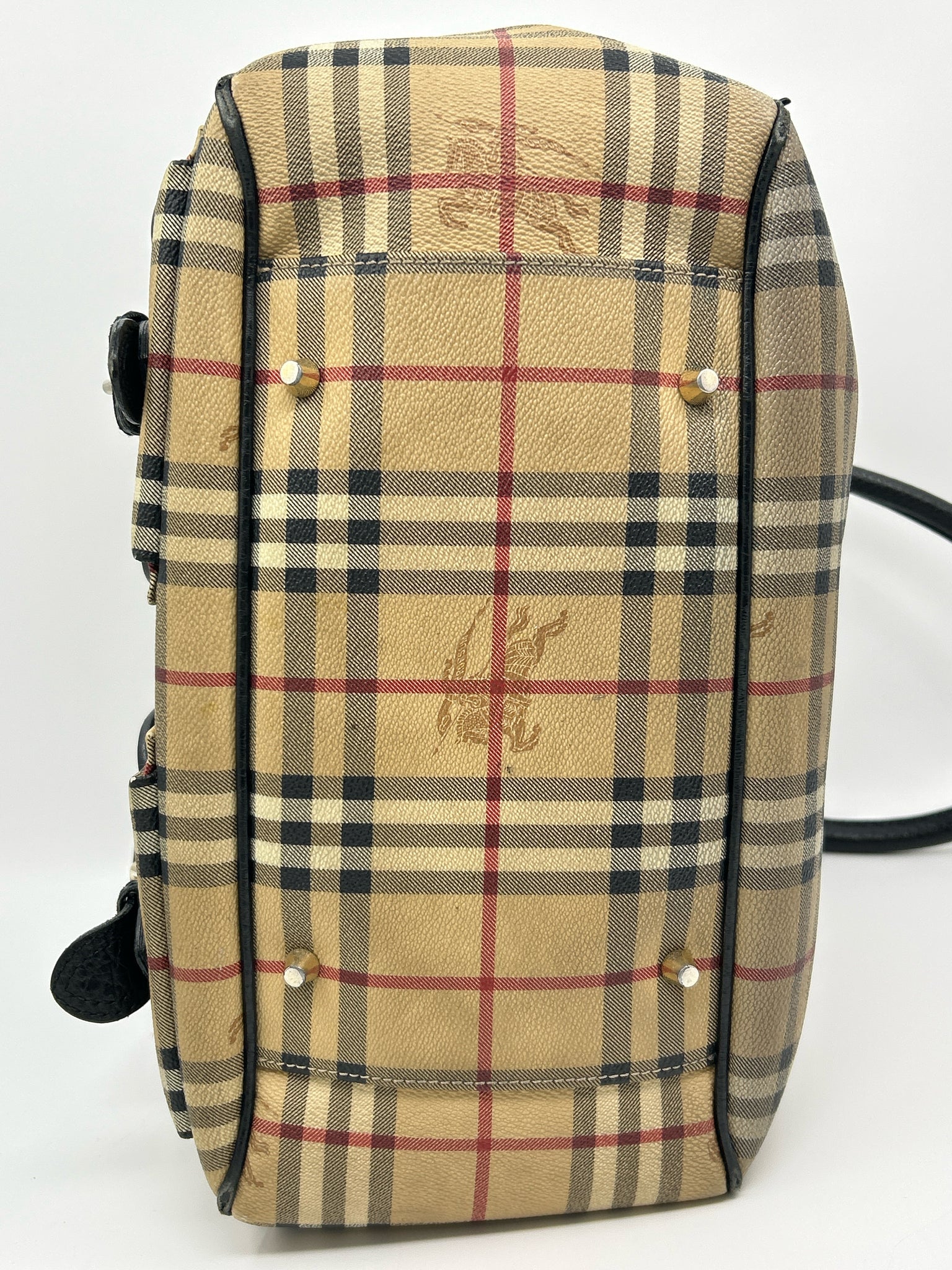 BURBERRY Brown Plaid Women Tote