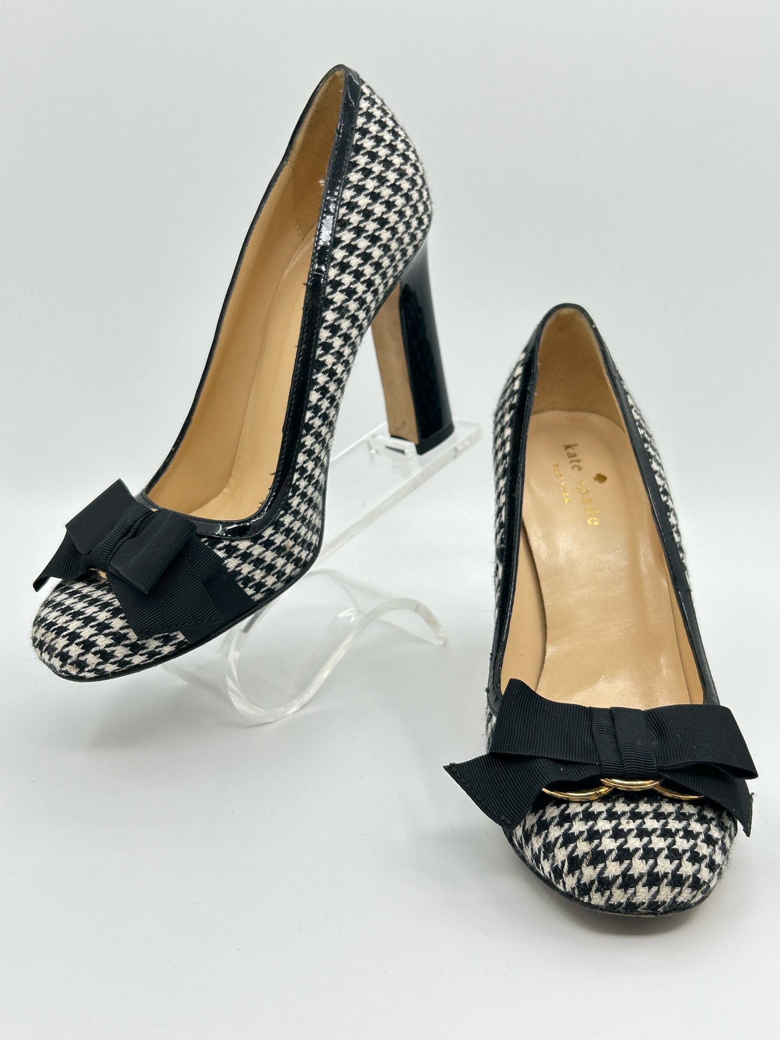 KATE SPADE Size 7B Black and White Women Pumps
