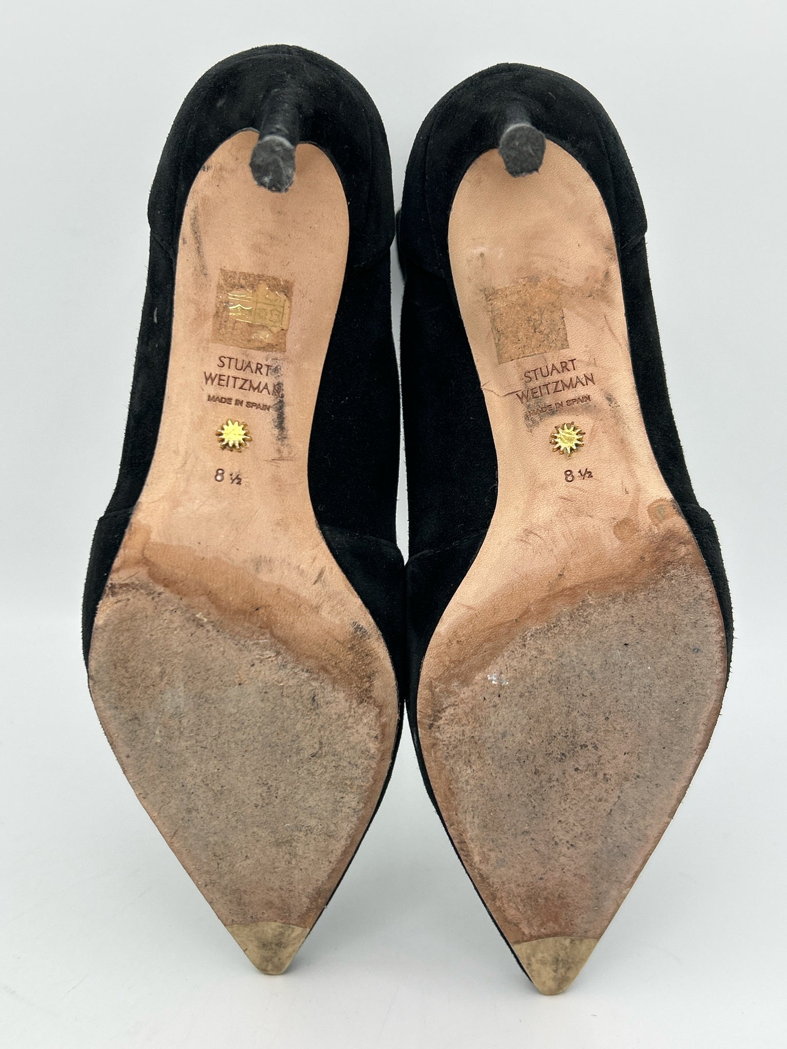 STUART WEITZMAN Size 8.5B Black Women Booties