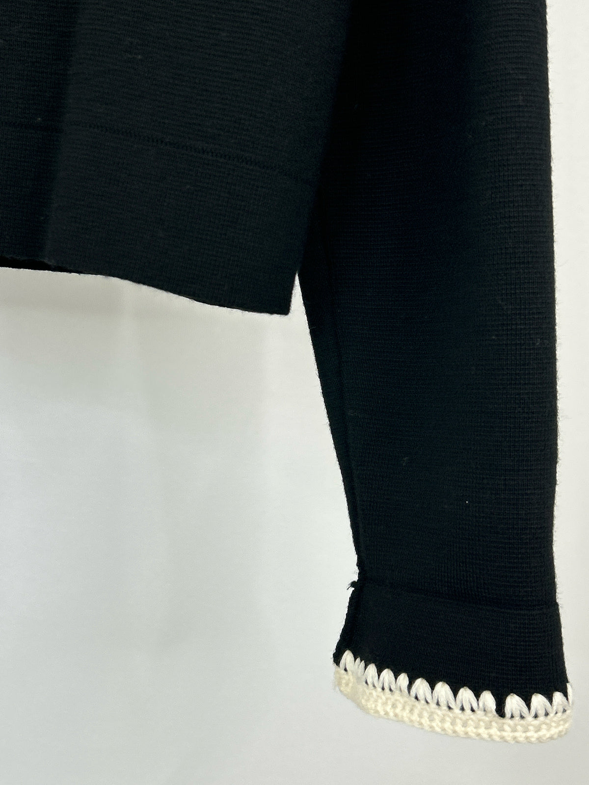 La Maille Sezane Size S black and cream Women Cardigan