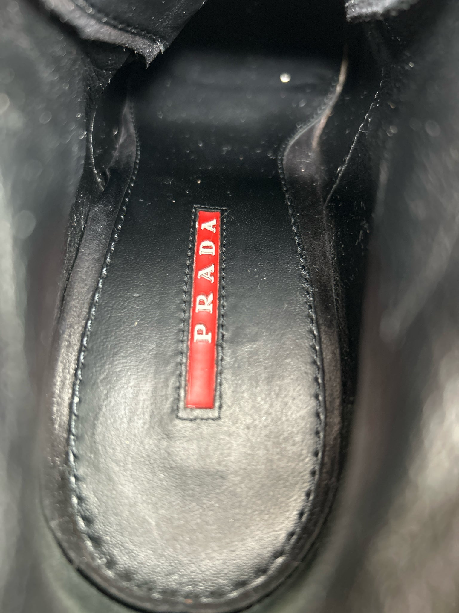 PRADA Size 39.5 Black Women Booties