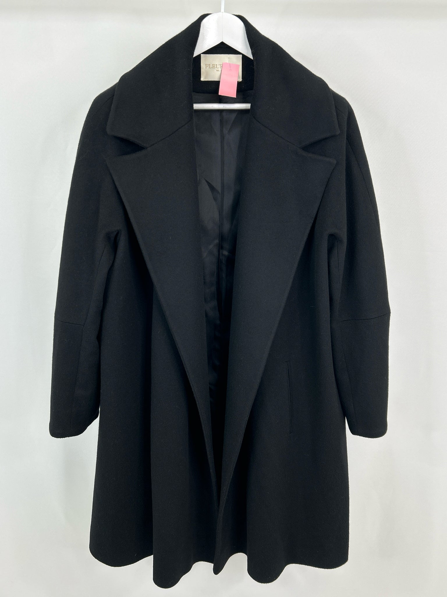 Fleurette Size 20 Black Women Coat