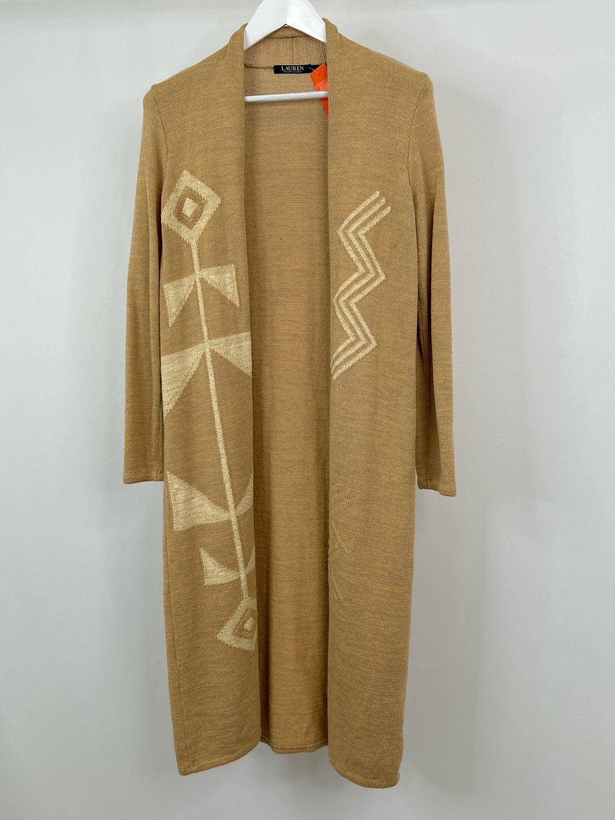 Lauren Ralph Lauren Size M Yellow Beige Women Cardigan
