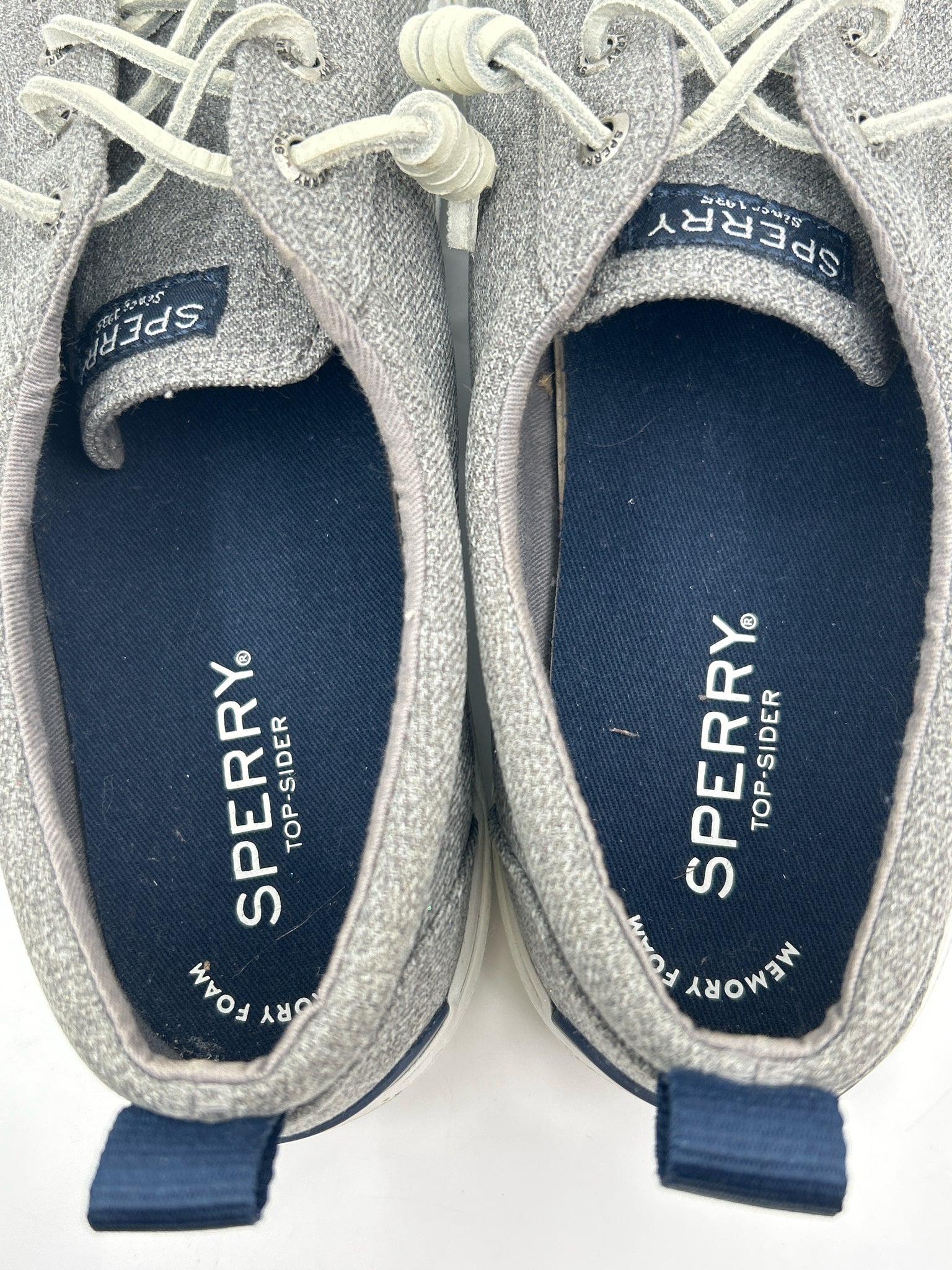 SPERRY Size 8 Gray Women Sneakers