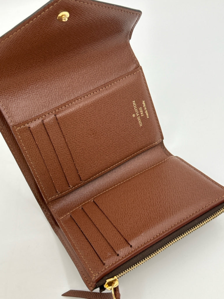 LOUIS VUITTON Brown Monogram Victorine Wallet