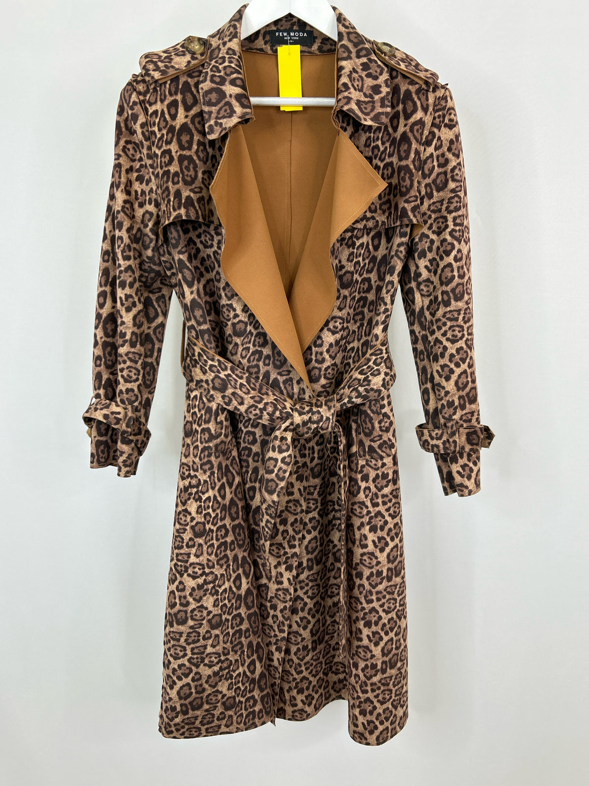 FEW MODA NEW YORK Size S Animal Print Women Coat