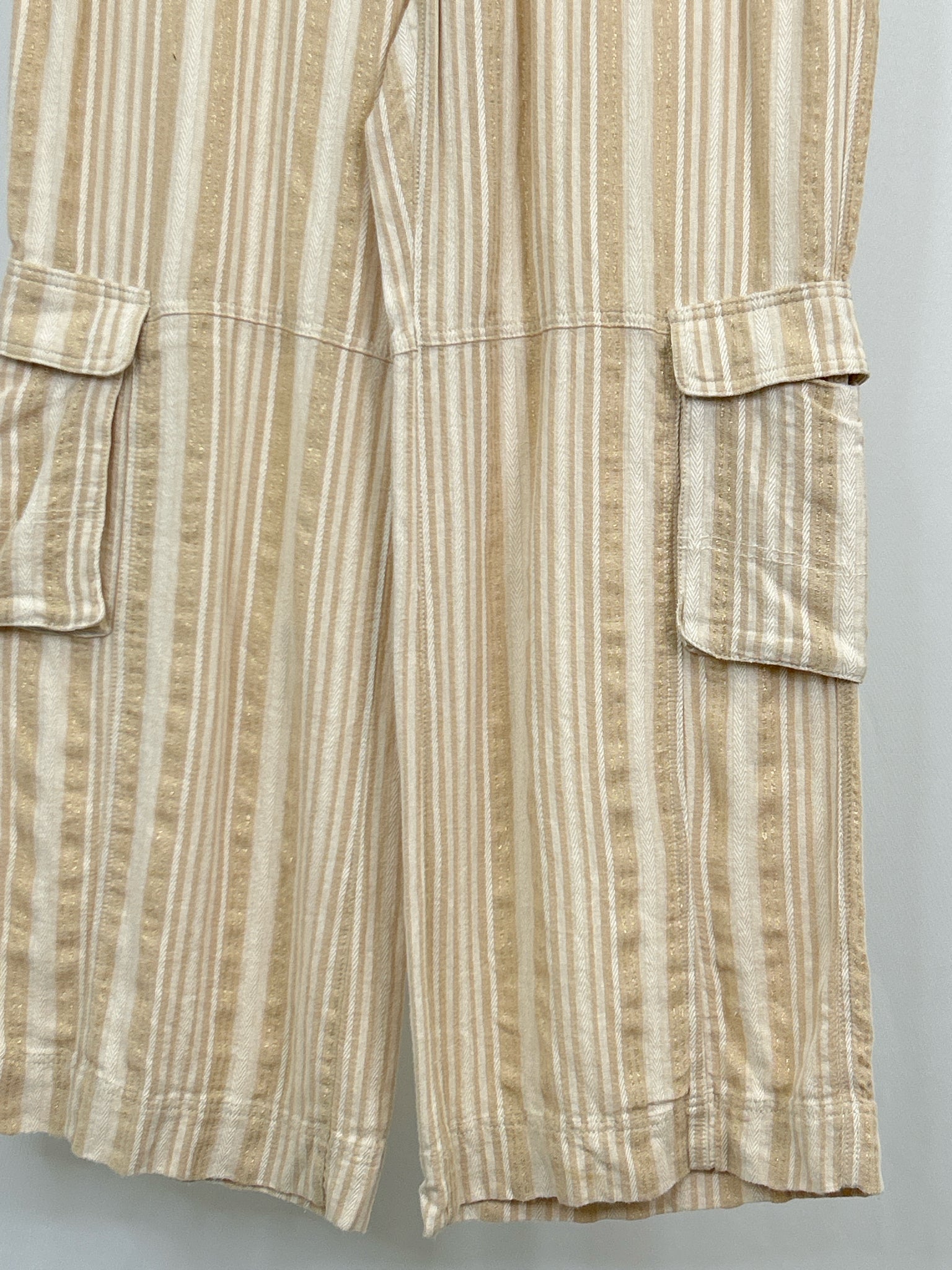 BY ANTHROPOLGIE Size 31/12 Beige striped Women Pants