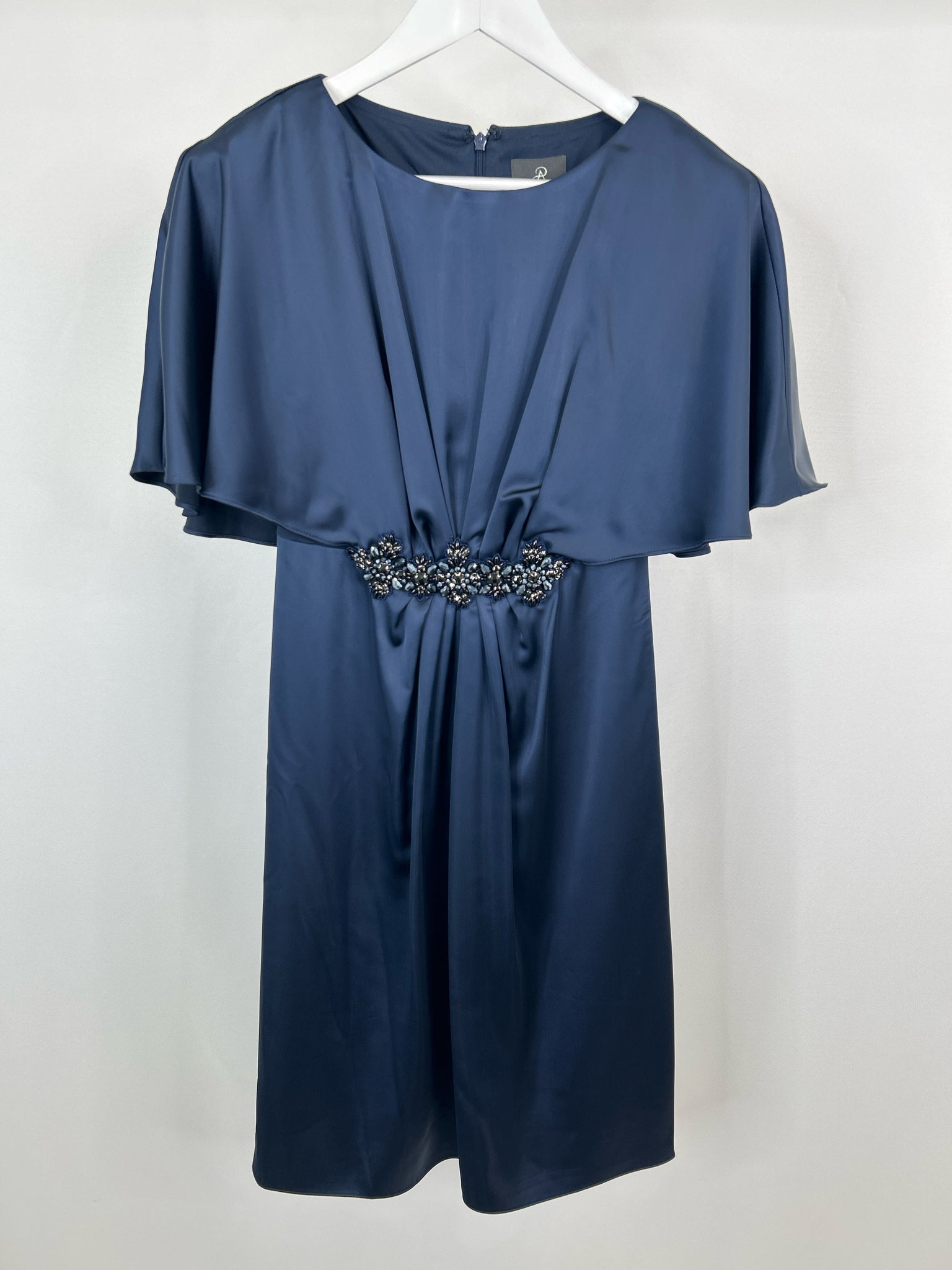ADRIANNA PAPELL Size 2 Navy Women Dress