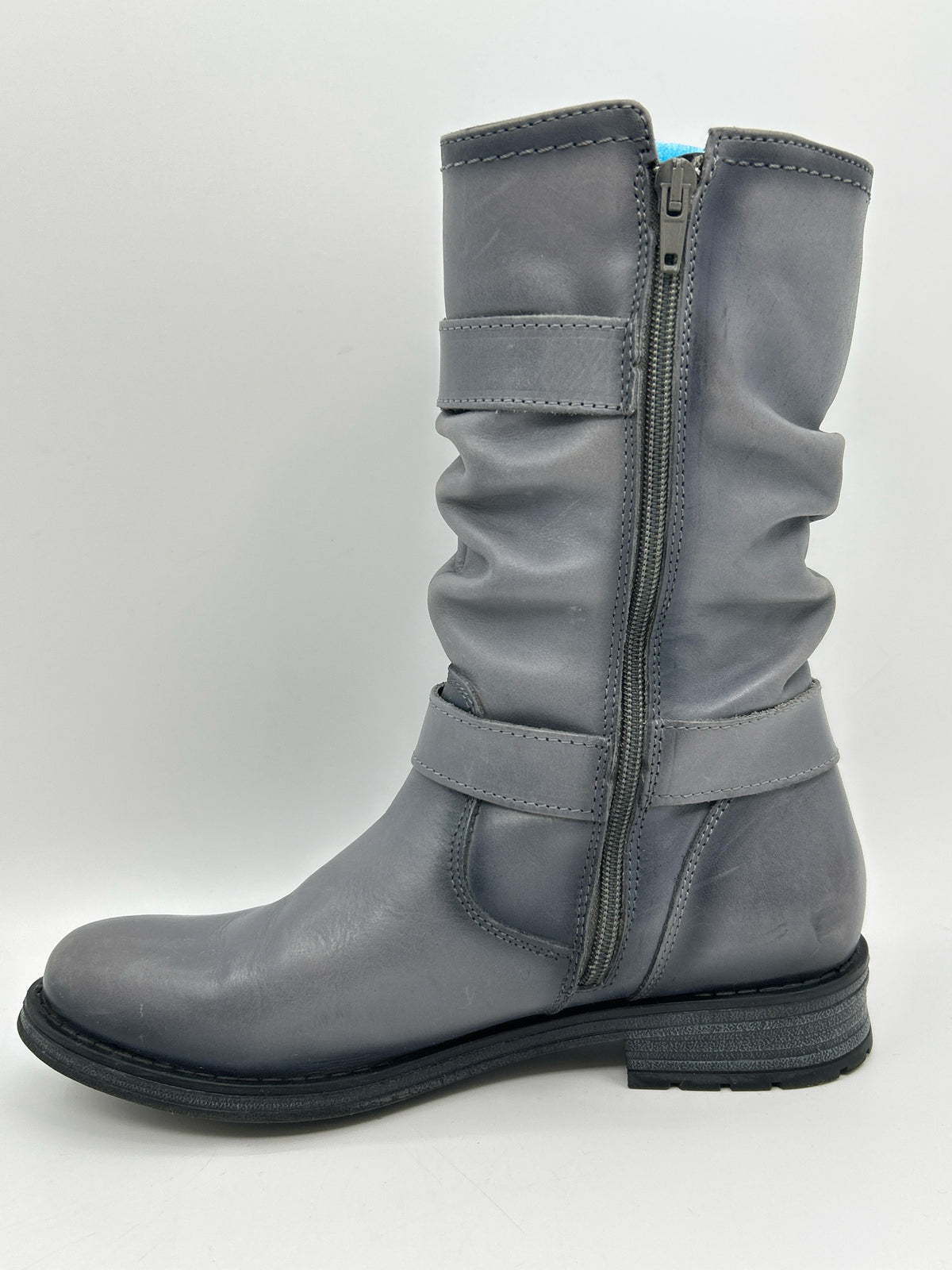 ERIC MICHAEL Size 39/9 Grey Women Boots