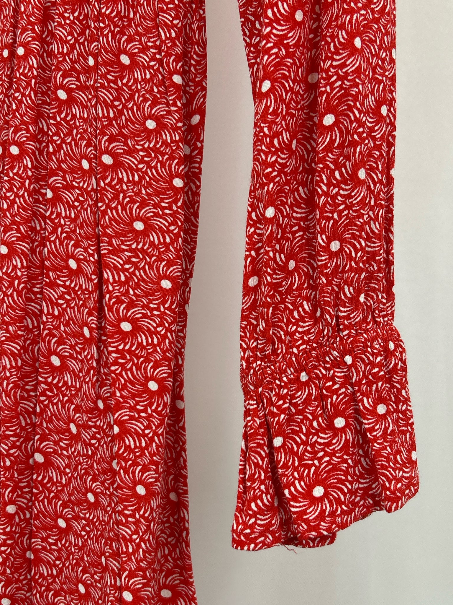 MAEVE Size S red and white Women Dress
