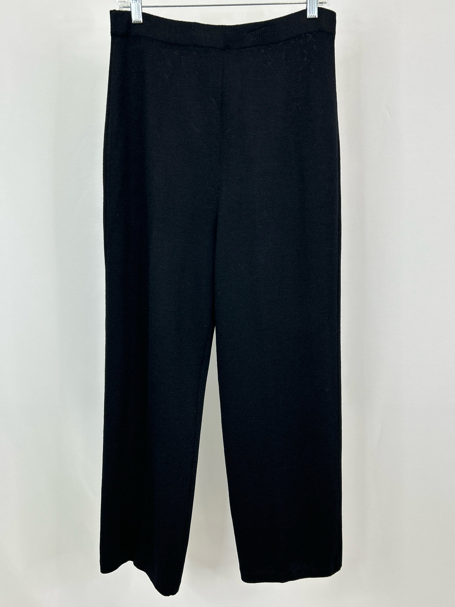 ST JOHN BASICS Size 12 Black Women Pants