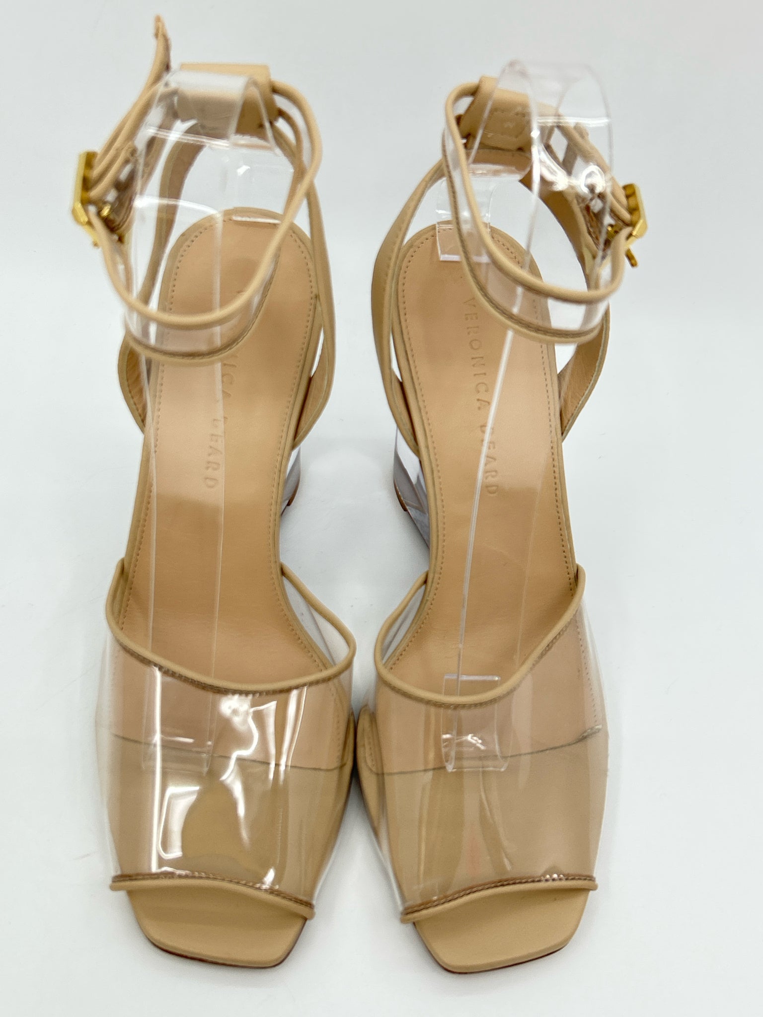 VERONICA BEARD Size 9M Clear and Nude Women Sandal
