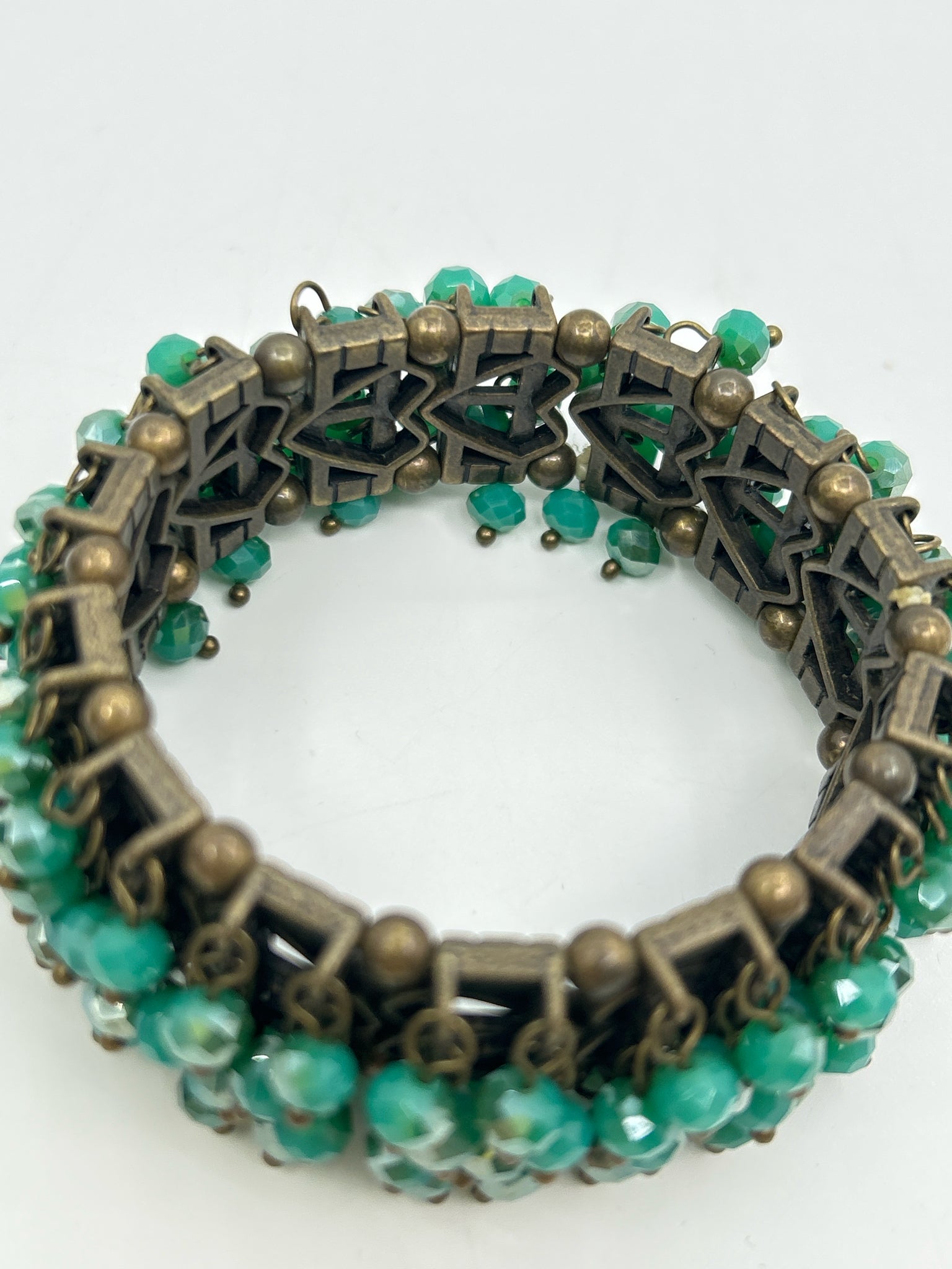 PLUNDER Gold & Turquoise Bracelet