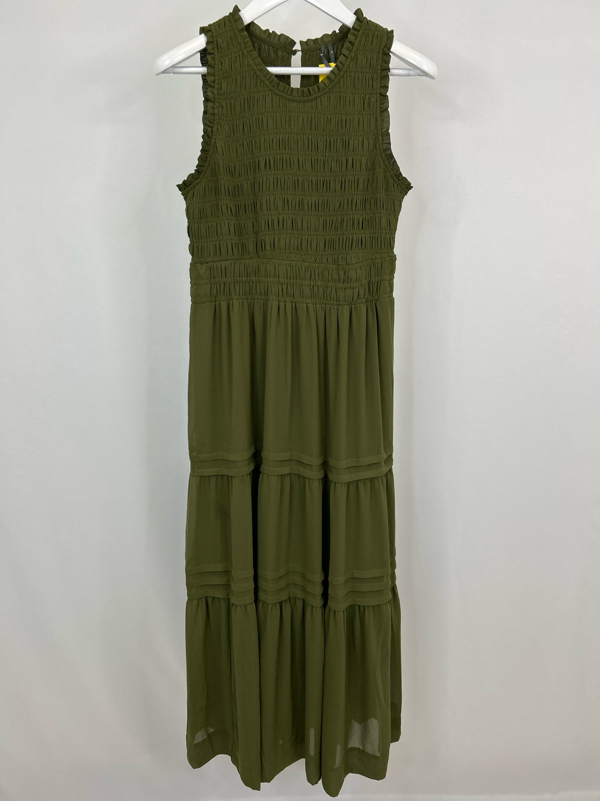 ANTHROPOLOGIE Size M ARMY GREEN Women Dress