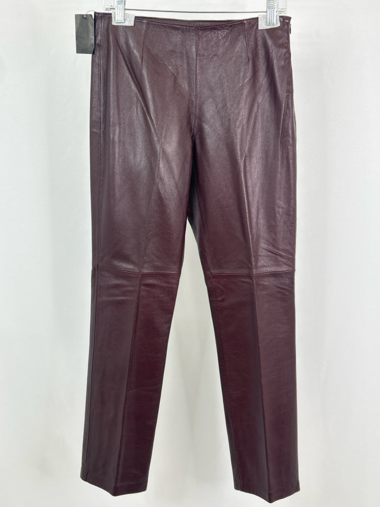 Moda International NWT Women Size 8 Burgundy Pants